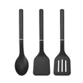 High-Precision 3-Piece Cooking Utensils Set with Ergonomic Handles, Black - High-Precision Culinary Tool for Baking & Cooking - Default Title
