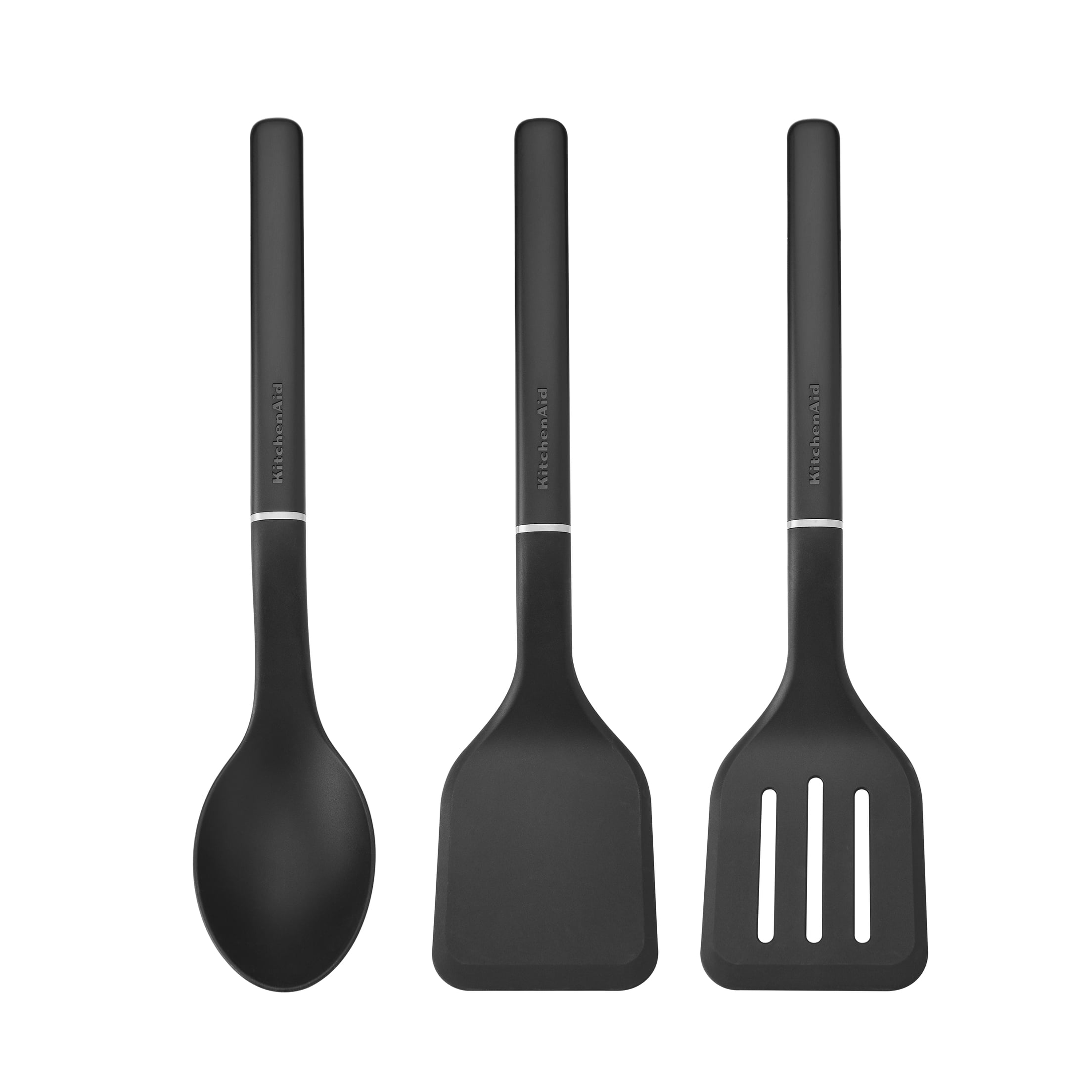 High-Precision 3-Piece Cooking Utensils Set with Ergonomic Handles, Black - High-Precision Culinary Tool for Baking & Cooking - Default Title