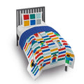 Heavyweight Warmth Kids 2 Piece Multicolor Reversible Comforter and Pillowcase Bedding Set, Twin/Full - All-Season Down Alternative Comforter Insert - Default Title