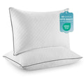 Ergonomic Memory Foam Bed Pillows Hotel Collection Luxury Down Alternative Pillow for Beds 2 Pack, Medium Support for Side & Back Sleepers ... - Ergonomic Memory Foam Pillow for Neck Pain Support - Default Title