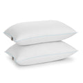 Fluffy Shredded Classic Stripe Bed Pillows Standard / Queen Size Set Of 2, Enhanced Loft Plush Pillow for All Sleep Positions, 20" x ... - Decorative Throw Pillow Cushion for Sofa & Bed - Default Title