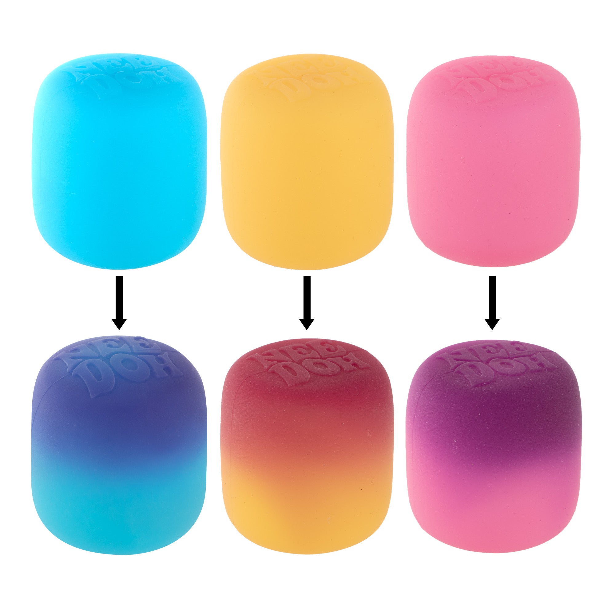 Deliciously Squishy NeeDoh Mello Mallo | Series Stone Harbor - Deliciously Soft Cupcake Sensory Glob Detail