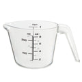 Ergonomic Manual 1 Cup Large Spout Plastic Measuring Cup, Clear - Premium Stainless Steel Garlic Presser & Peeler - Default Title