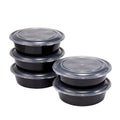 Whimsical Doughnut 5-Pack Round Meal Prep Containers with Lids, 1L, BPA-Free, Microwave & Dishwasher Safe, Ideal Use for Meal ... - Fun Food Fidget Cookie Squishable Toy - Default Title