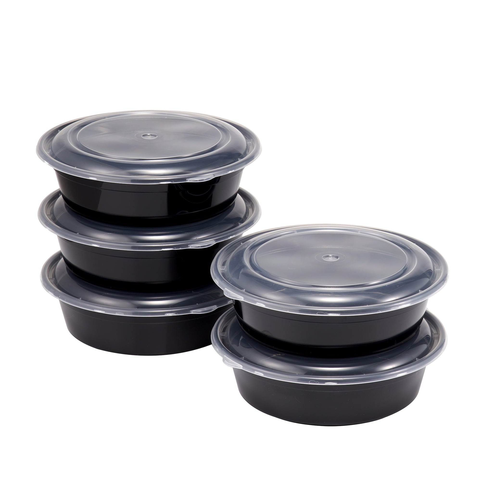 Whimsical Doughnut 5-Pack Round Meal Prep Containers with Lids, 1L, BPA-Free, Microwave & Dishwasher Safe, Ideal Use for Meal ... - Fun Food Fidget Cookie Squishable Toy - Default Title