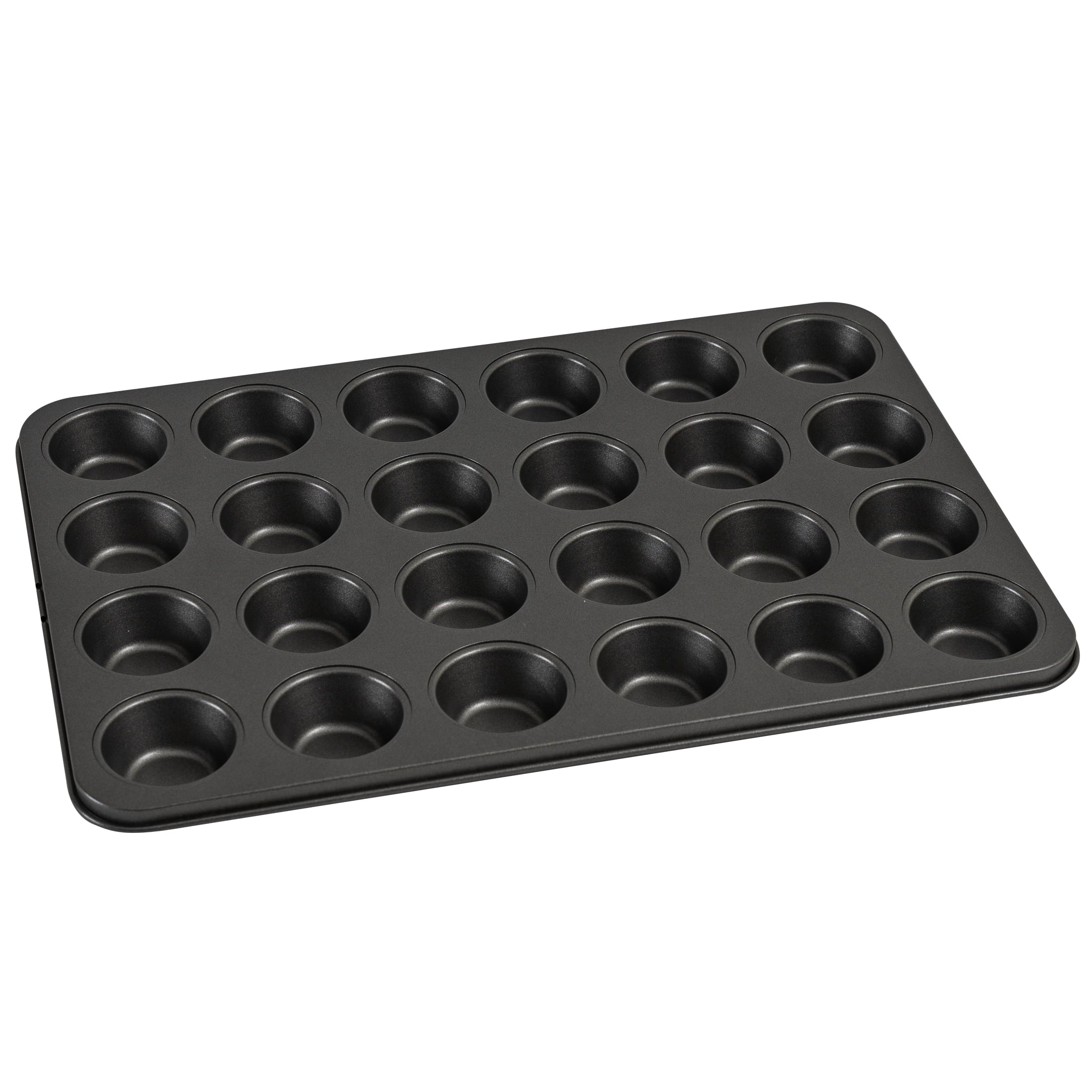 Time-Saving 24 Cavity Mini Muffin Pan, Non-Stick Bakeware,1.8 inch Diameter Cups,Gray,Carbon Steel - Multi-Functional Manual Food Chopper & Slicer - Default Title