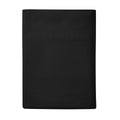 Ultra-Soft Easy Care Solid Rich-Black CVC Cotton Blend Fitted Sheet, Full - Premium Ultra-Soft Pillowcase Pair for Sleeping - Default Title
