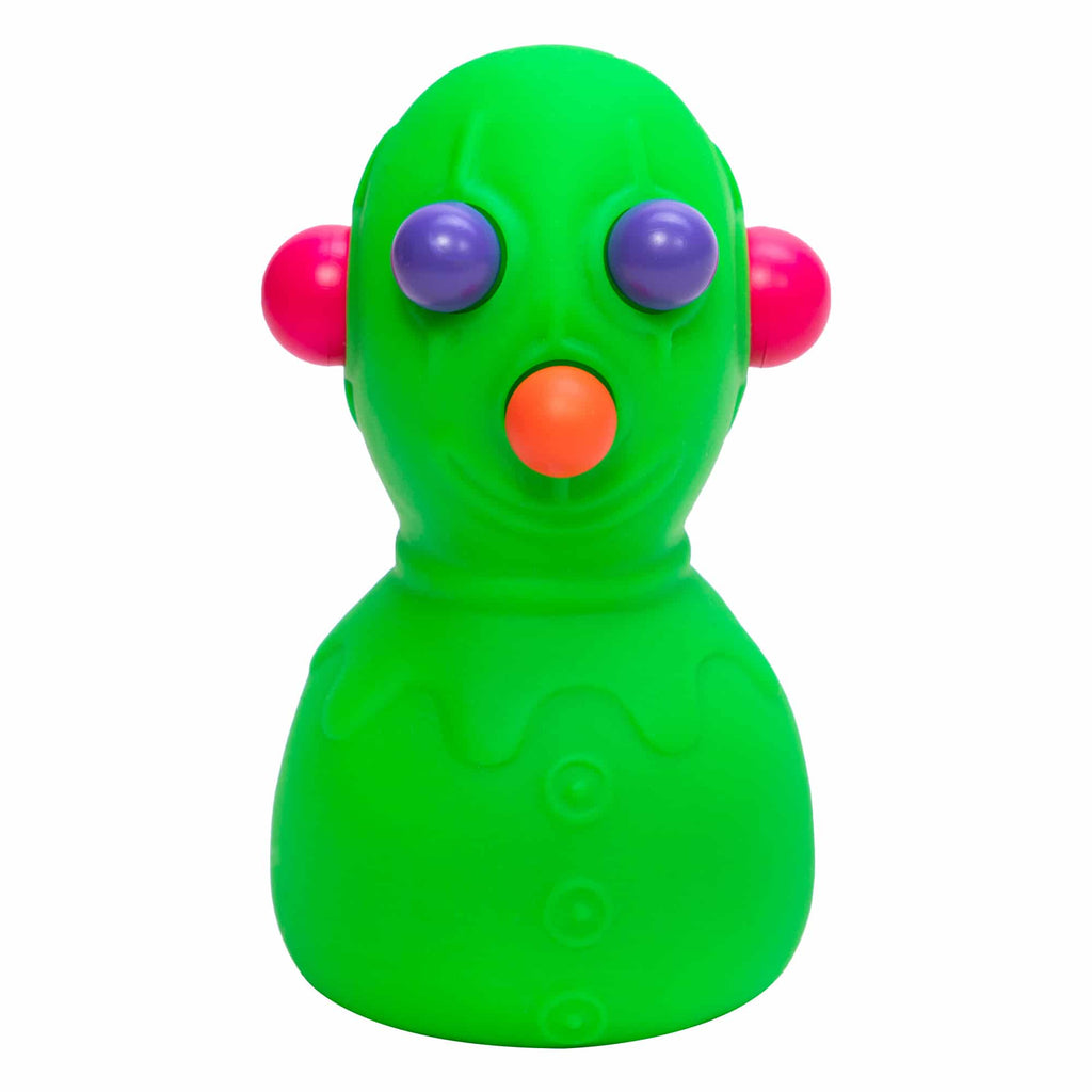 Cute Collectible NeeDoh Panic Pete | Signature Seaside Bay - Dino Character Malt-Gel Filled Sensory Glob Detail
