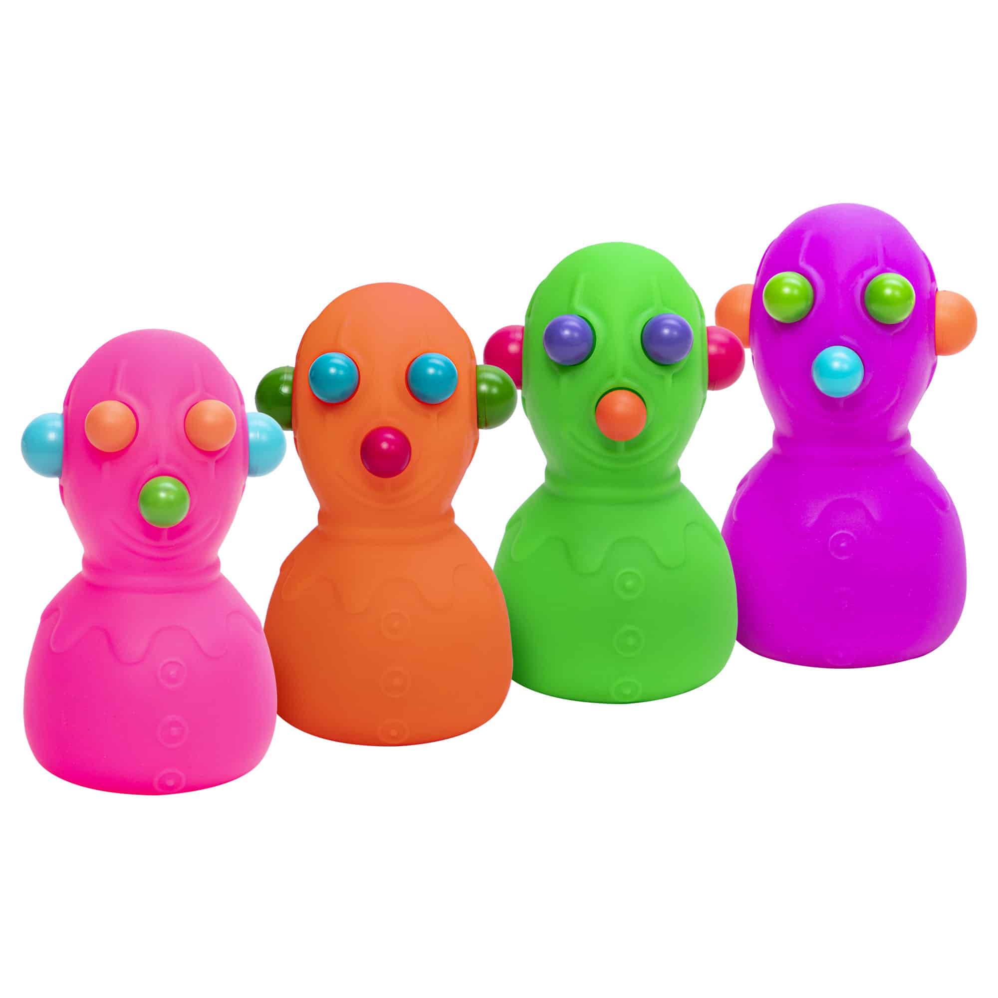 Cute Collectible NeeDoh Panic Pete | Signature Seaside Bay - Dino Character Malt-Gel Filled Sensory Glob - Surprise Me! (Random Color)