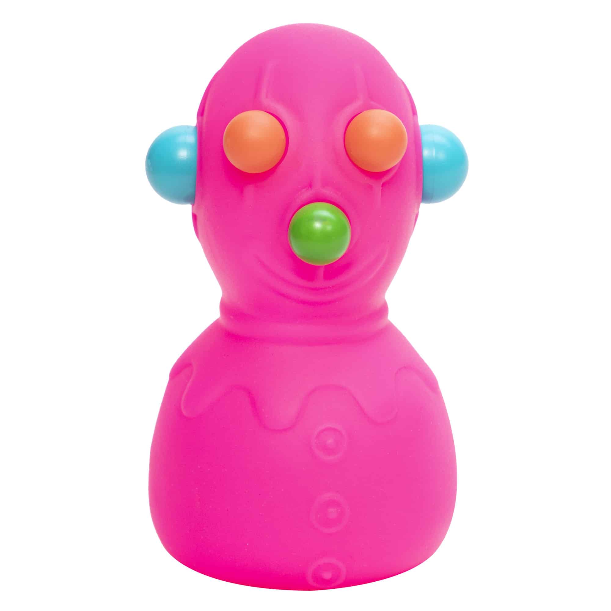 Cute Collectible NeeDoh Panic Pete | Signature Seaside Bay - Dino Character Malt-Gel Filled Sensory Glob Detail