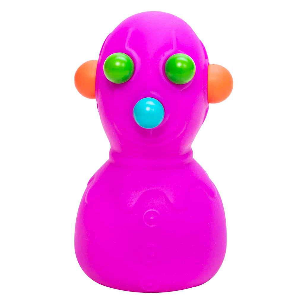 Cute Collectible NeeDoh Panic Pete | Signature Seaside Bay - Dino Character Malt-Gel Filled Sensory Glob Detail
