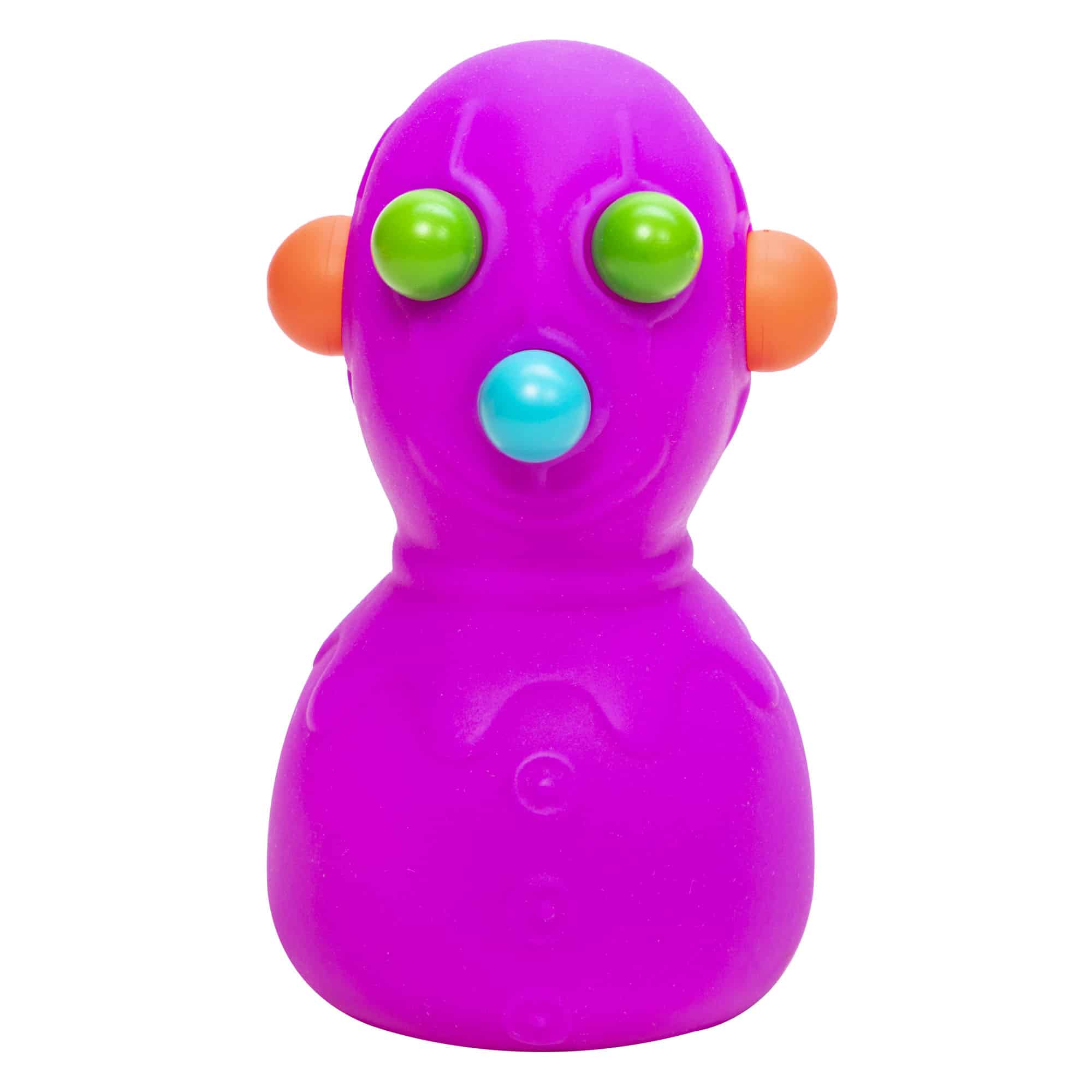 Cute Collectible NeeDoh Panic Pete | Signature Seaside Bay - Dino Character Malt-Gel Filled Sensory Glob Detail
