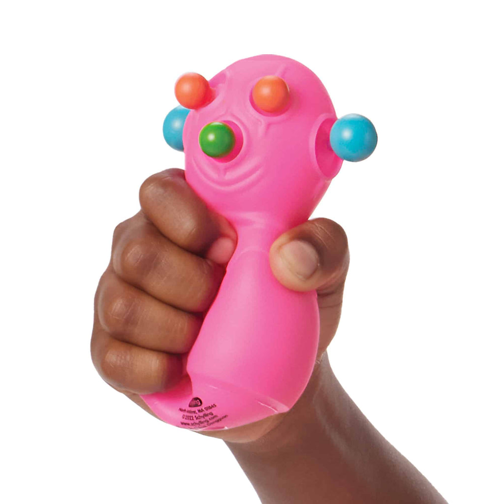 Cute Collectible NeeDoh Panic Pete | Signature Seaside Bay - Dino Character Malt-Gel Filled Sensory Glob Detail