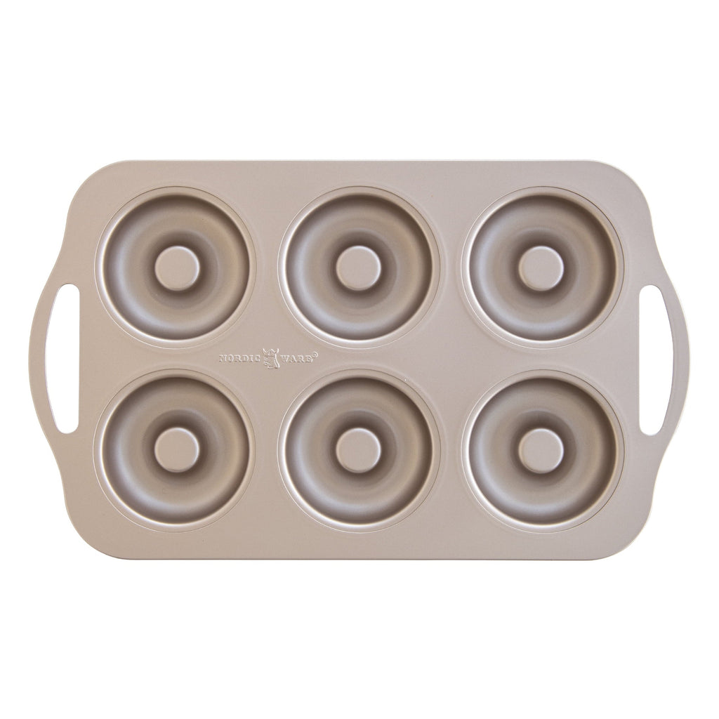 Innovative 6 Cavity Nonstick Steel Donut Pan - Innovative Kitchen Helper for Modern Cooking - Default Title