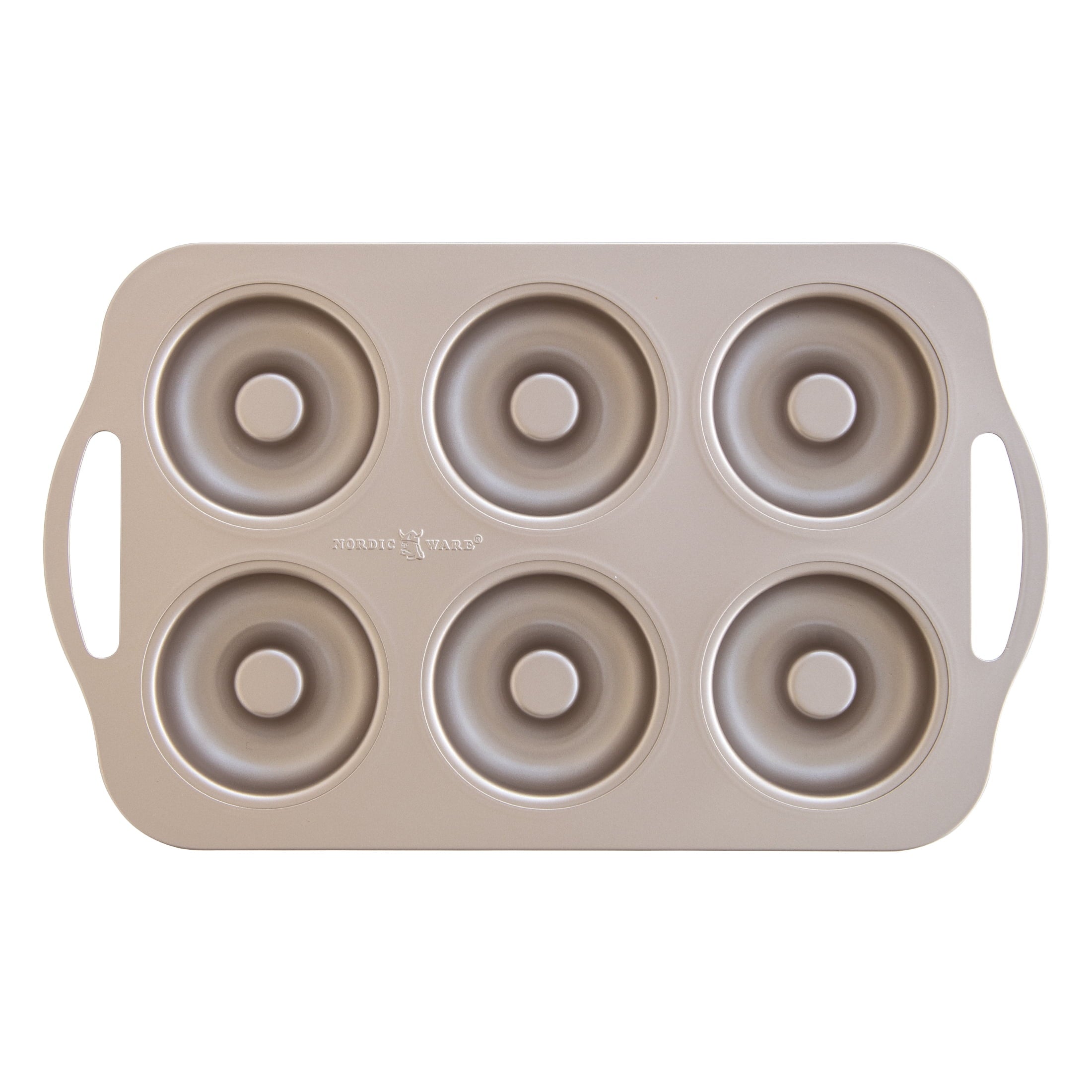 Innovative 6 Cavity Nonstick Steel Donut Pan - Innovative Kitchen Helper for Modern Cooking - Default Title
