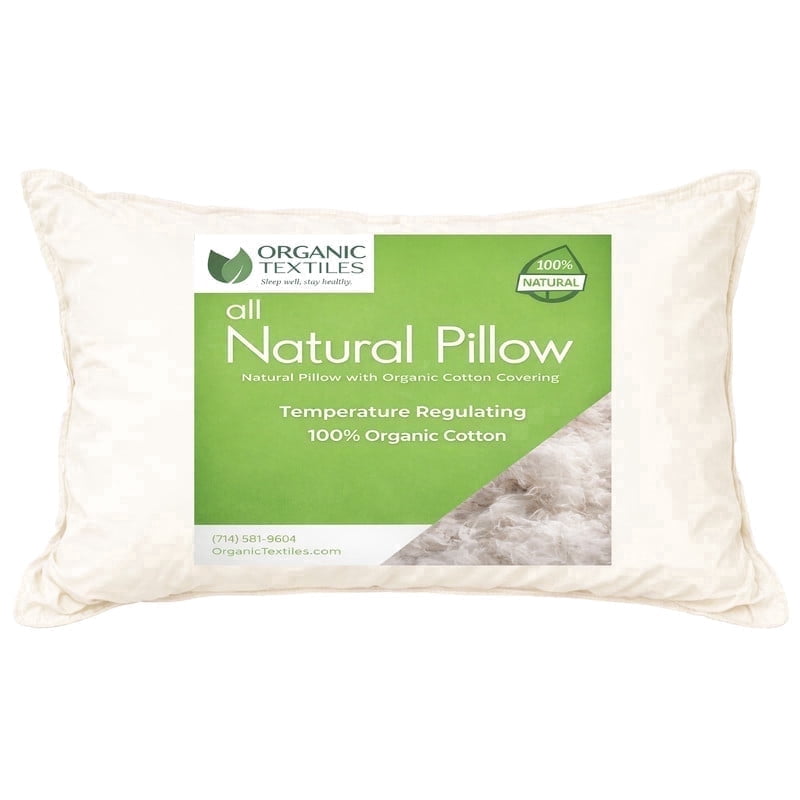 Orthopedic Support 100% Organic Cotton Pillow with Organic Cotton Cover - GOTS CERTIFIED - Adjustable Loft, Head Neck Pain Relief, Back ... - Orthopedic Shredded Foam Bed Pillow Set - Default Title