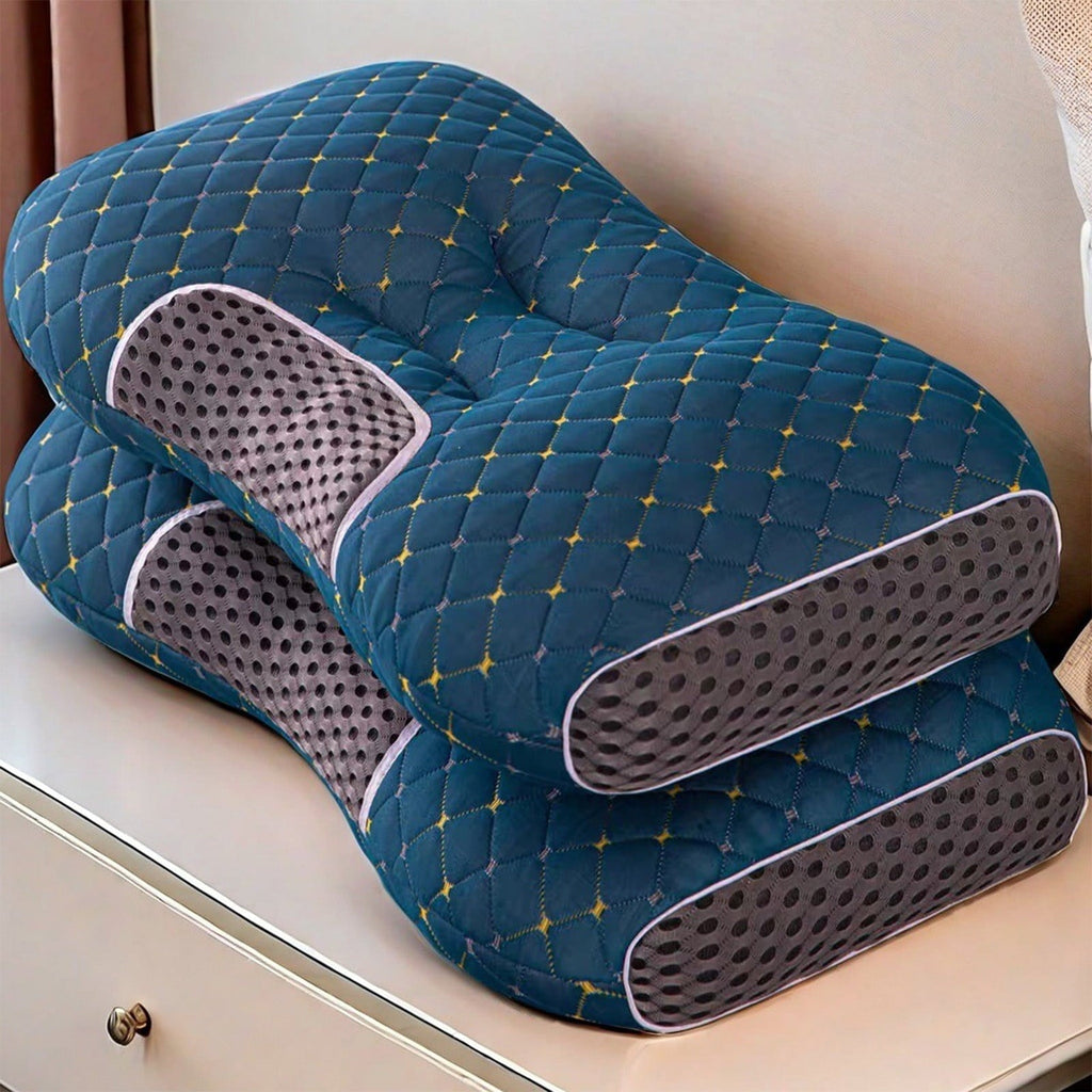 Orthopedic Support 2-Pack Orthopedic Cervical Pillows For Deep Sleep Support - Non-Collapsing Memory Foam Pillow With Neck Pain Relief, ... - Orthopedic Shredded Foam Bed Pillow Set - Default Title
