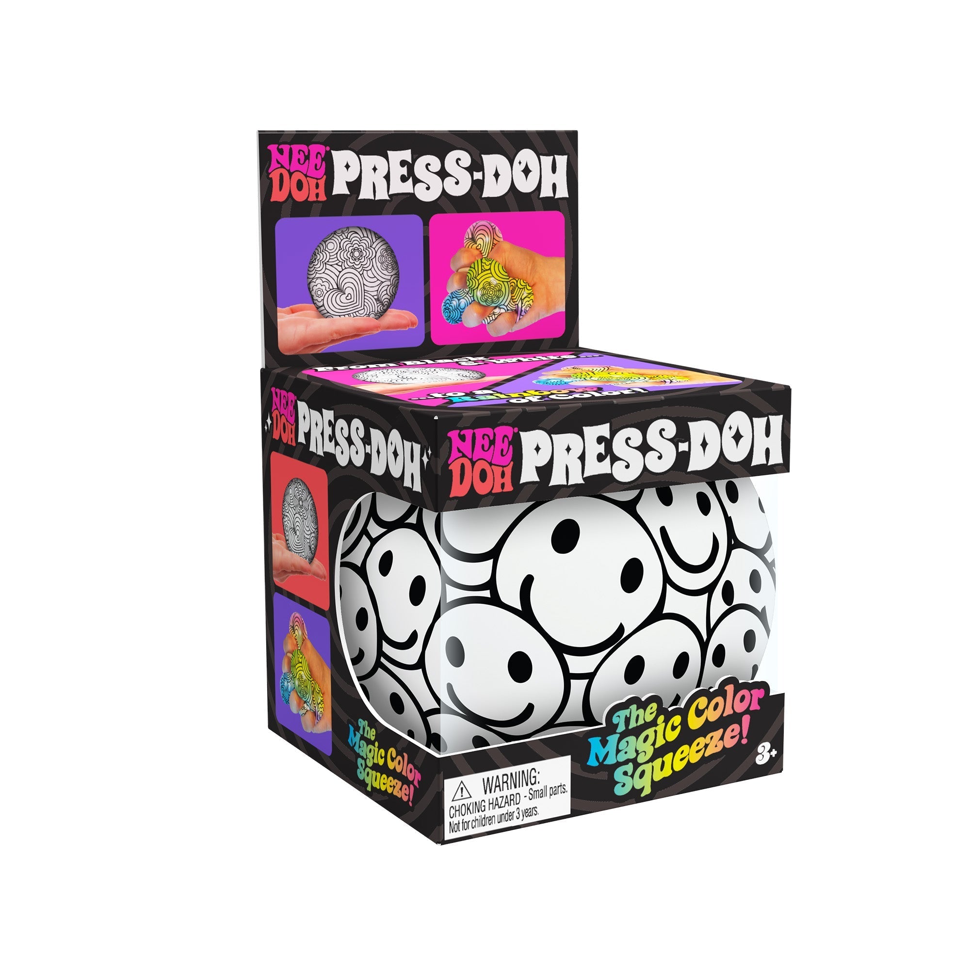 Fuzzy Flocked NeeDoh Press-Doh | Select Oak Terrace - Fuzzy Flocked Textured Sensory Fidget Ball Detail
