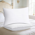 Ergonomic Memory Foam Pillows Queen Size Set of 2, Bed Pillows for Side, Back and Stomach Sleepers, Super Soft Down Alternative Filling, Lu... - Orthopedic Shredded Foam Bed Pillow Set - Default Title