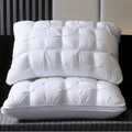 Orthopedic Support Queen Size Bed Pillows Set of 2, Hotel Quality, Down Alternative Gusseted Bed Pillows for Side, Back, or Stomach Slee... - Orthopedic Shredded Foam Bed Pillow Set - Default Title