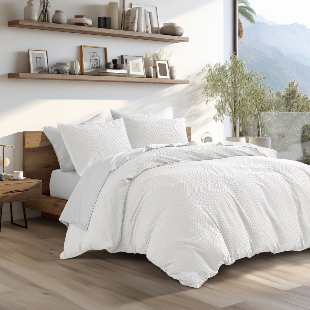 Heavyweight Warmth Comforter Sets Twin/Twin-XL, 2 Piece Soft Bedding Sets, Off-White Comforter Bed Set with Pillow Shams - Luxurious Quilted Duvet Cover Set - Default Title
