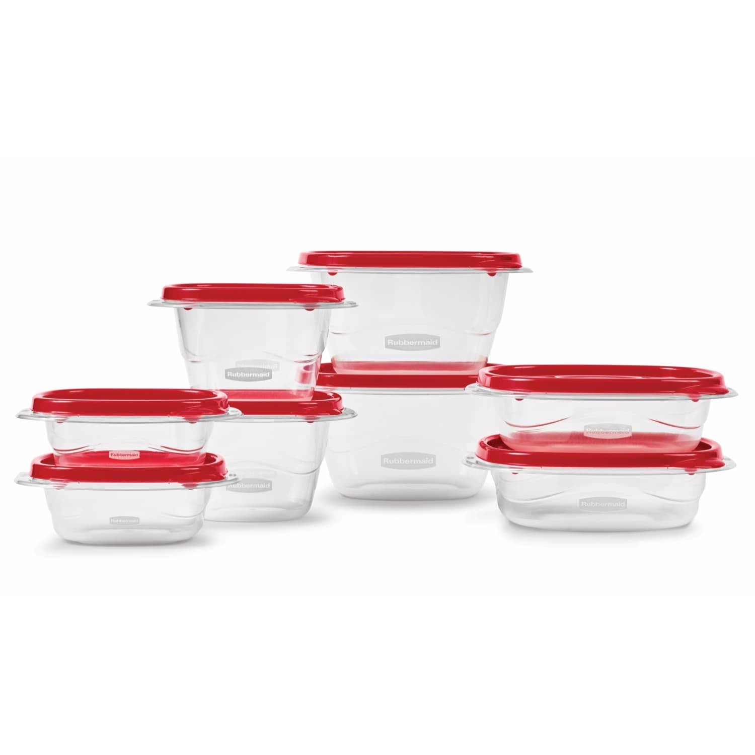 Sweet Treat Shaped Food Storage Containers, 16 Piece Set - Playful Star & Heart Shaped Geometric NeeDoh - Default Title