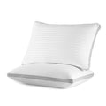 Fluffy Shredded Bed Pillows for Sleeping, Queen Size Set of 2, Sandwich Mesh with Breathable Sides, Premium Medium pillows for Back, ... - Hotel Quality Plush Sleeping Pillows - Default Title