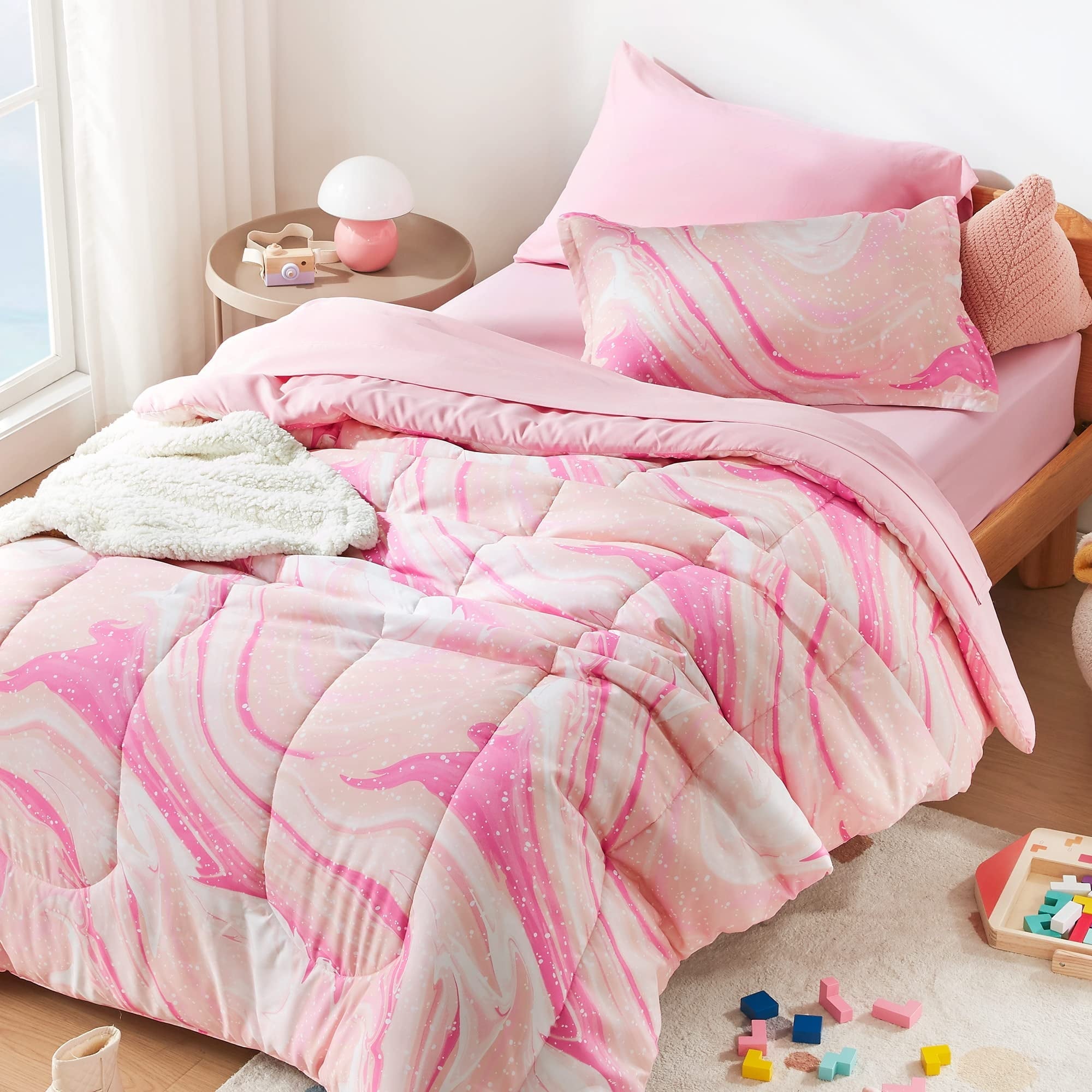 Heavyweight Warmth Kids Twin Bedding Comforter Set - 5 Pieces Super Cute & Soft Bedding Sets & Collections with Comforter, Sheet, Pillow... - Cloud-Like Soft Lightweight Bed Comforter - Default Title