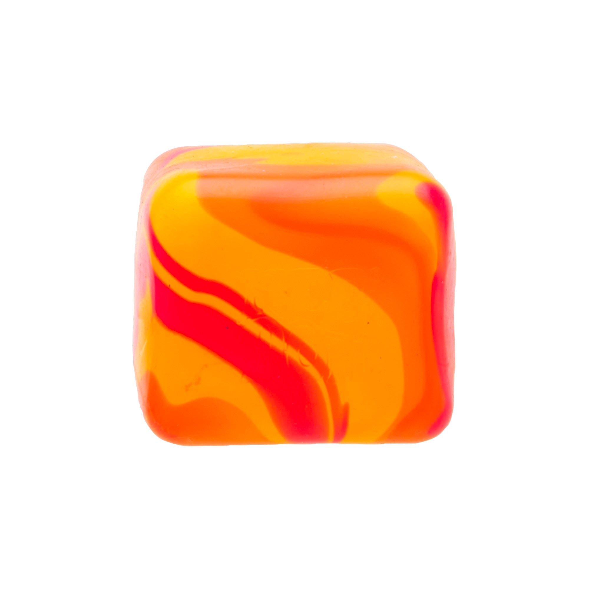Satisfying Crunch NeeDoh Nice Cube Swirl | Select Golden Pond - Crystal Clear Squishable Ice Cube NeeDoh Detail