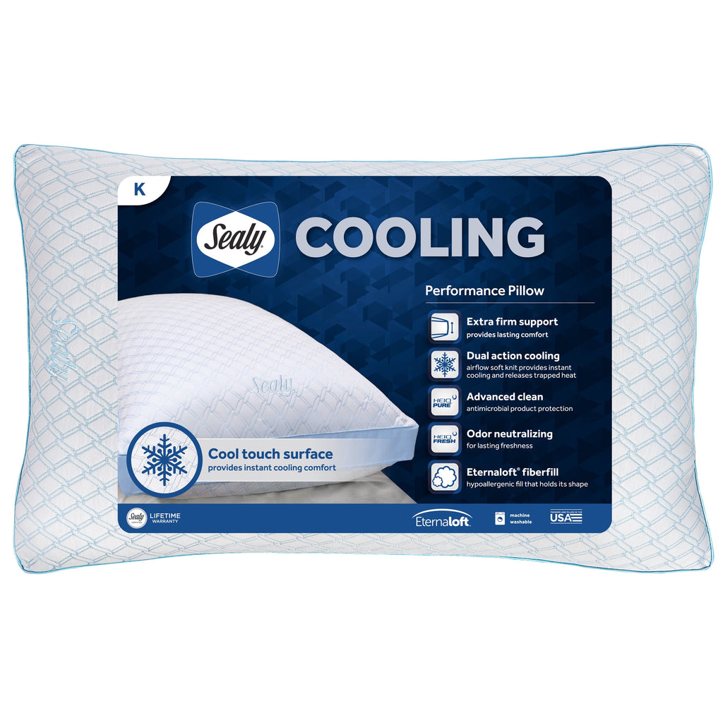 Orthopedic Support Cooling Performance Odor Neutralizing Extra Firm Support Machine Washable Pillow, King - Orthopedic Shredded Foam Bed Pillow Set - Default Title