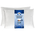 Fluffy Shredded Huggable Support Bed Pillow, Standard- Soft Velvety Cover, Squishable Comfort (2 Count) - Decorative Throw Pillow Cushion for Sofa & Bed - Default Title