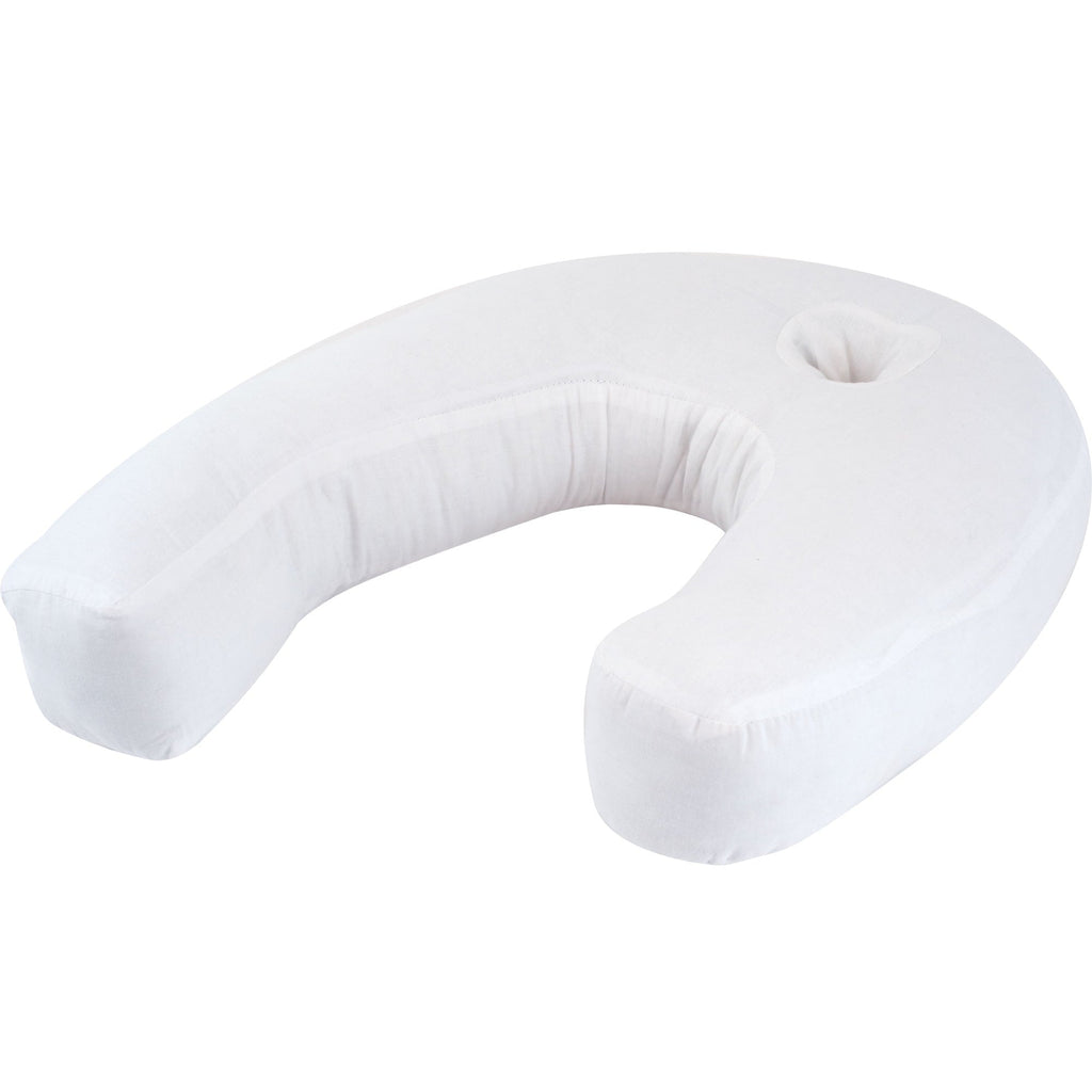 Ergonomic Memory Foam Bluestone Contour Side Sleeper Pillow with Ear Pocket for Pain Relief - Orthopedic Shredded Foam Bed Pillow Set - Default Title