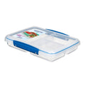 Sweet Treat Shaped To Go 820ml/3.4 Cups Multi Split Food Storage Container - Playful Star & Heart Shaped Geometric NeeDoh - Default Title