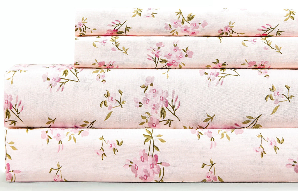 Premium Egyptian Cotton 100% Cotton Full Size Bed Sheets Set with Deep Pockets, Cozy Percale sheets with Elastic Fitted Sheet Set Ultra Soft ... - Breathable Egyptian Cotton Flat & Fitted Sheets - Default Title