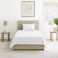 Premium Egyptian Cotton Set- 3 Piece Bed Linens-Fitted & Flat s, Plus A Pillowcase-Wrinkle, Stain & Fade Resistant (Twin, White) - Breathable Egyptian Cotton Flat & Fitted Sheets - Default Title