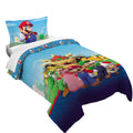 Luxurious Quilted Kids Comforter and Pillowcase, 2-Piece Set, Twin/Full, Reversible - Luxurious Quilted Duvet Cover Set - Default Title