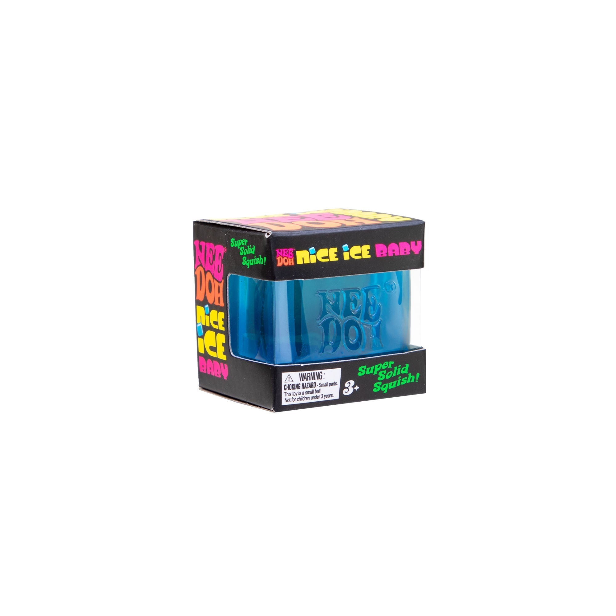 Translucent Jelly NeeDoh Nice Ice Baby | Series Canyon Trail - 3-Piece Assorted Nice Cubes Pack for Fidgeting Detail