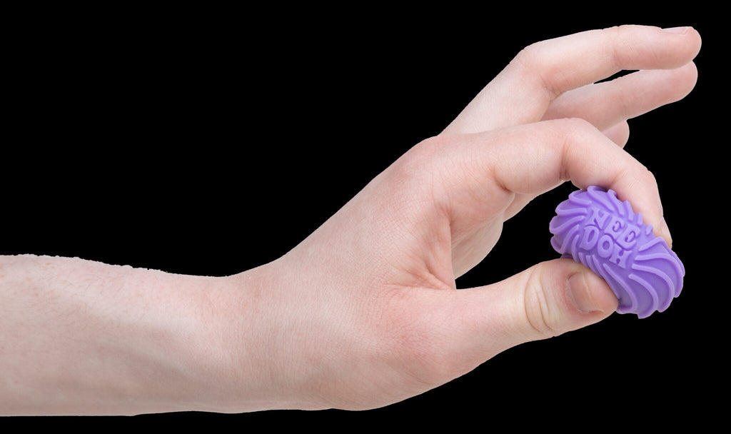 Portable Teenie NeeDoh Teenie Singles | Select Clover Shore - Mini Groovy Glob Portable Stress Toy Set Detail
