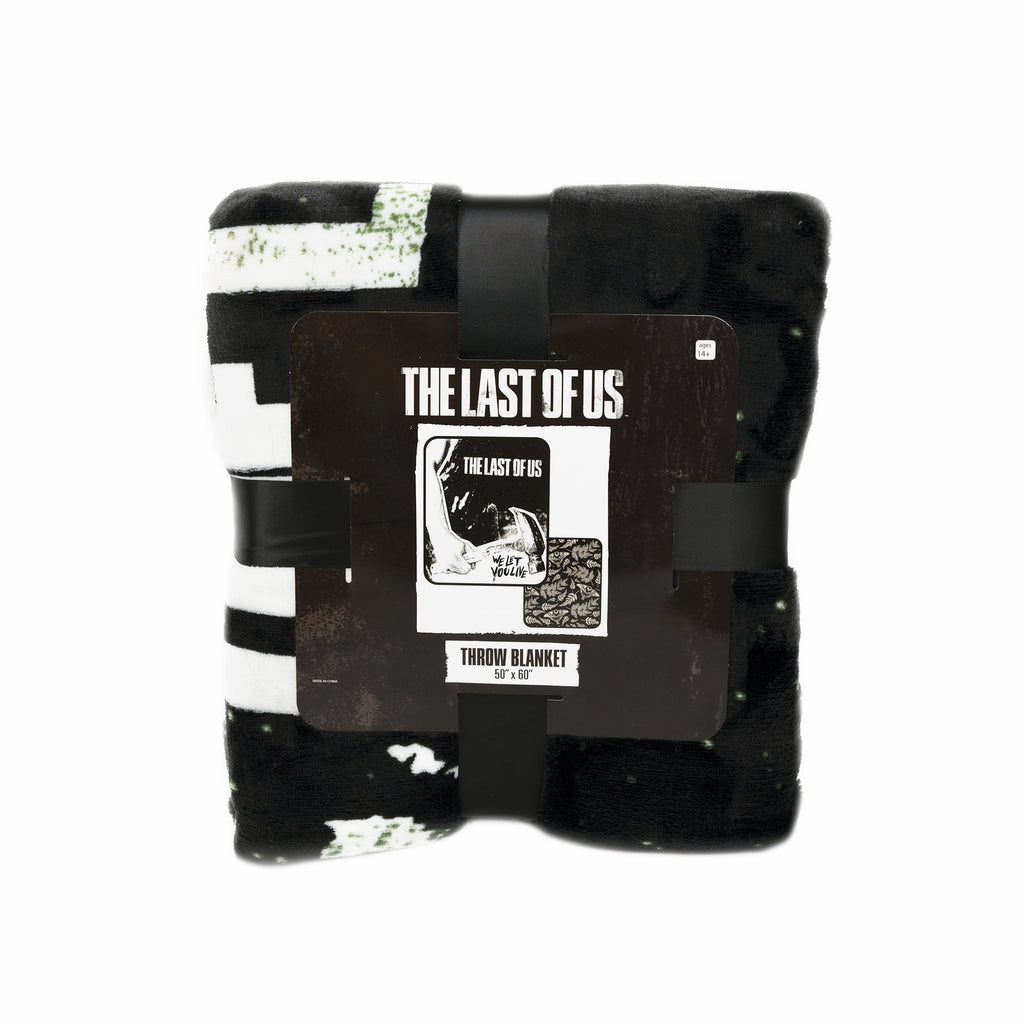 Lightweight Warm Black and White Polyester Throw Blanket, 50" X 60" - Cozy Fleece Throw Blanket for Couch & Bed - Default Title