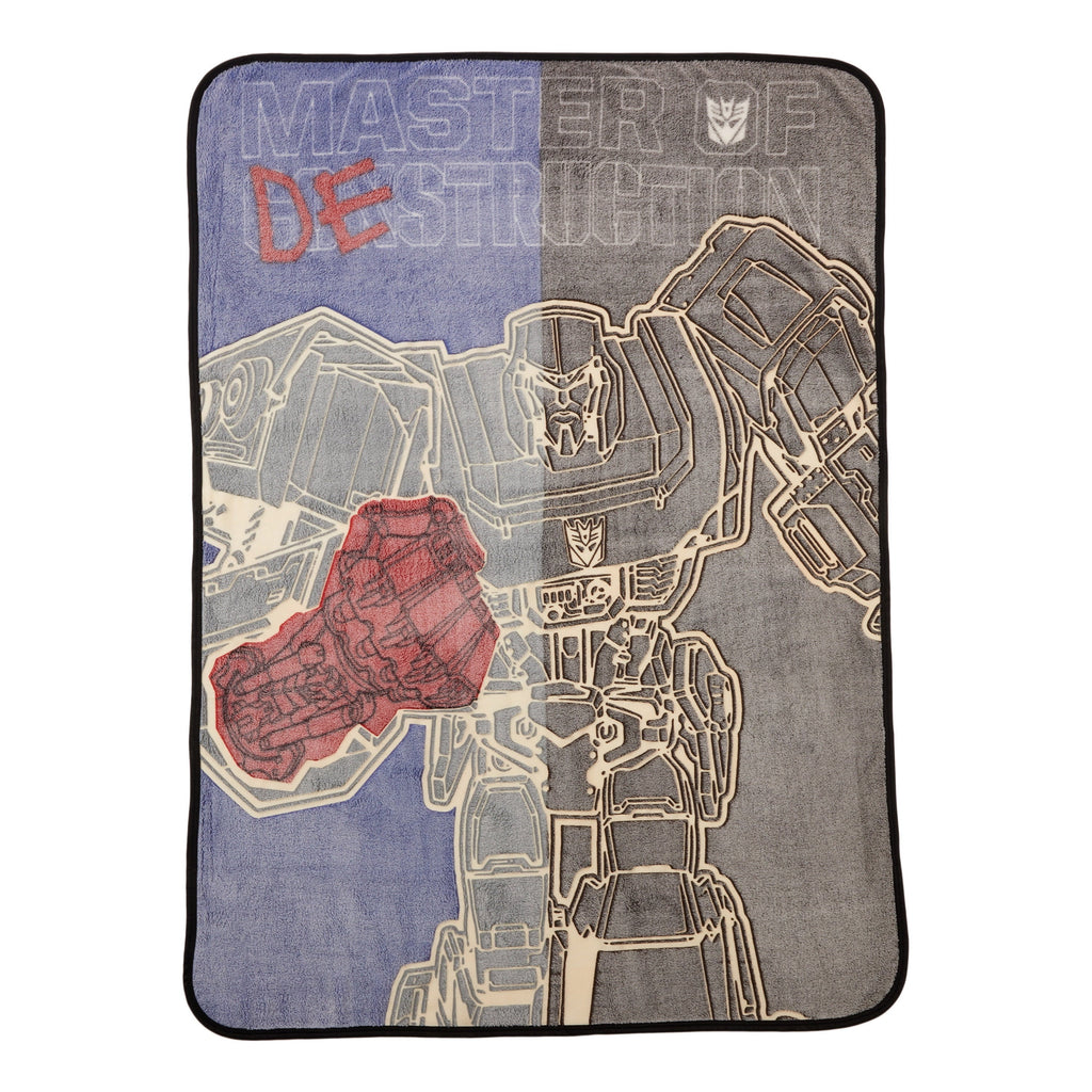 Lightweight Warm Kids Fleece Throw Blanket, 46x60, Glows-In-The-Dark - Lightweight Plush Warm Blanket for All Seasons - Default Title