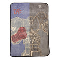 Lightweight Warm Kids Fleece Throw Blanket, 46x60, Glows-In-The-Dark - Lightweight Plush Warm Blanket for All Seasons - Default Title