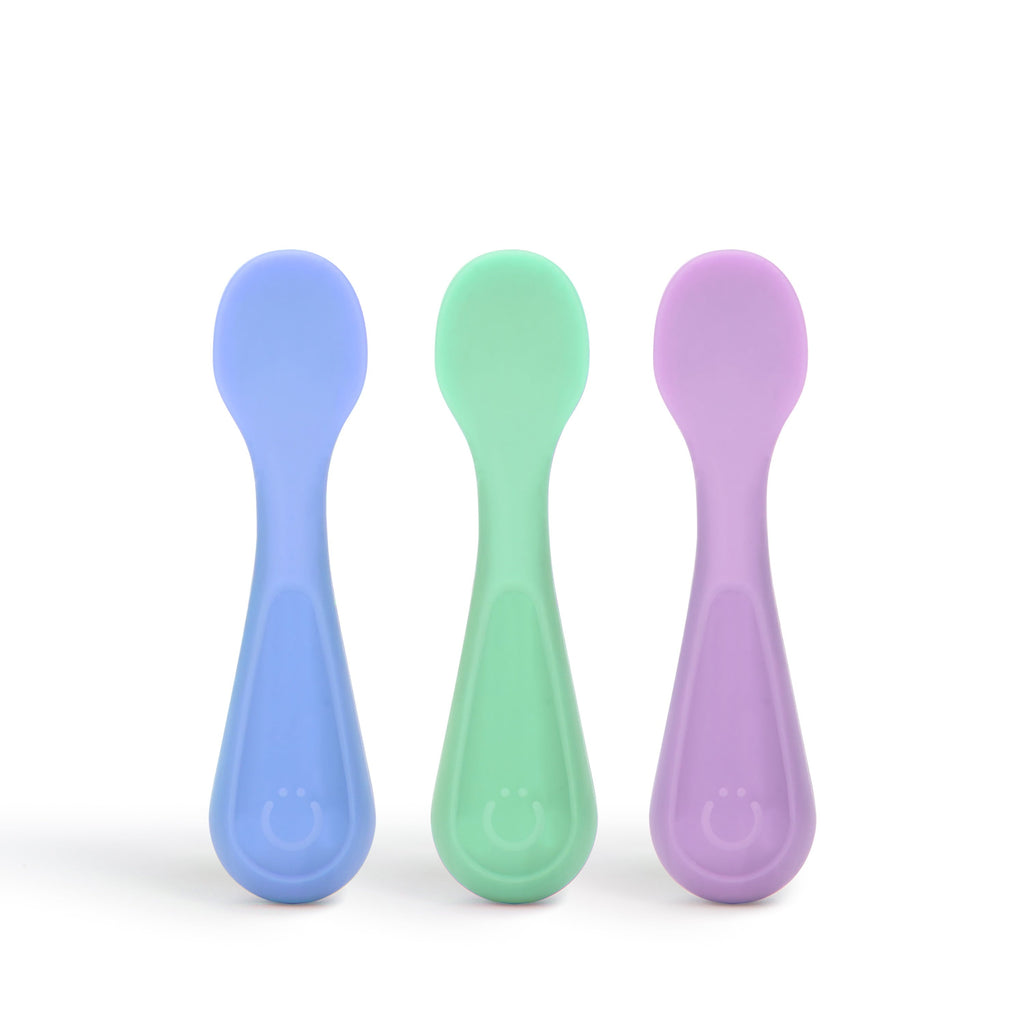 High-Precision Silicone Toddler Training Spoons, Baby, Silicone Flatware Sets, 3 Pack - Multi-Purpose Hand Tool for Daily Meal Prep - Default Title