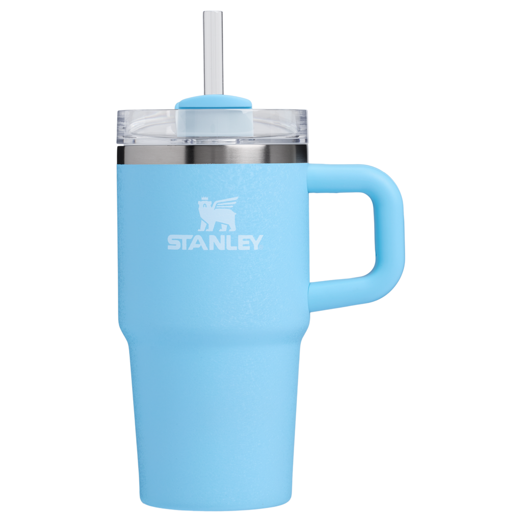 Car-Cup Friendly The Quencher H2.O Flowstate Tumbler with Handle | Stanley Create D309N - FlowState 3-Position Lid Insulated Travel Mug Detail