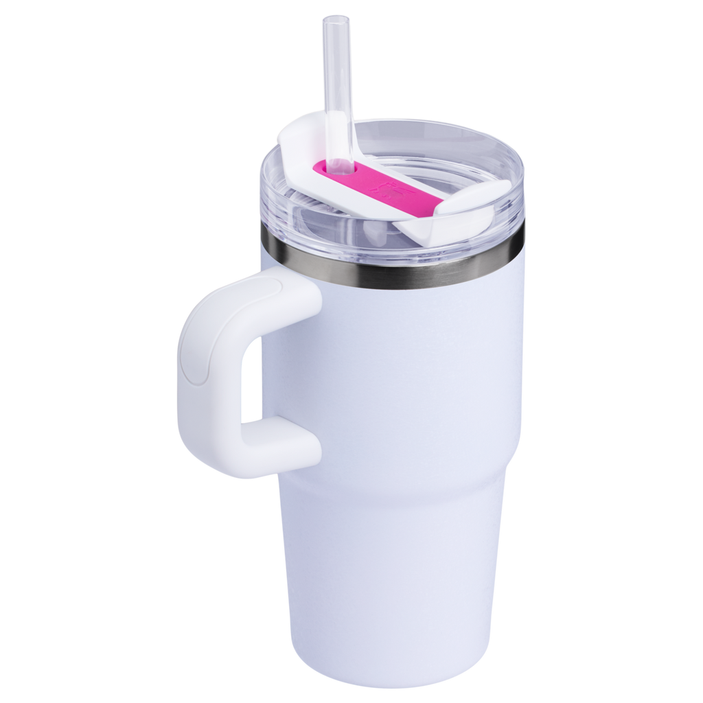 Car-Cup Friendly The Quencher H2.O Flowstate Tumbler with Handle | Stanley Create D309N - FlowState 3-Position Lid Insulated Travel Mug Detail
