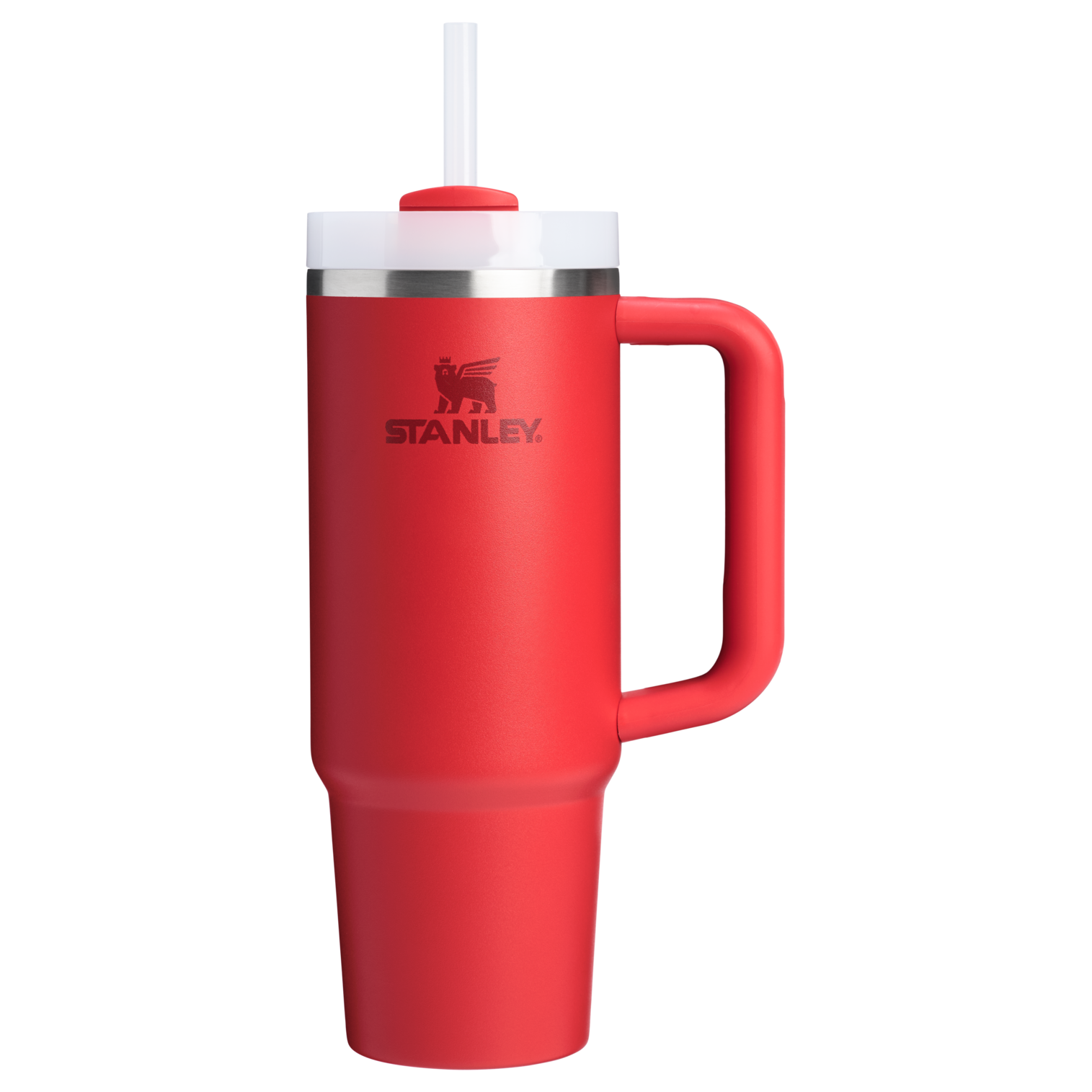 Insulated Travel The Quencher H2.0 Flowstate Tumbler D051L - 40oz Large Capacity Car-Cup Friendly Quencher - Chili Red