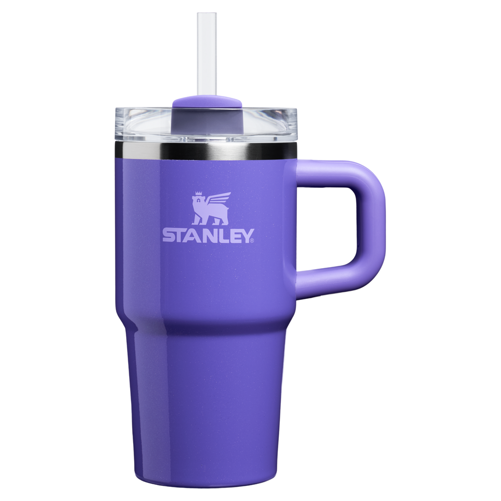 Car-Cup Friendly The Quencher H2.O Flowstate Tumbler with Handle | Stanley Create D309N - FlowState 3-Position Lid Insulated Travel Mug Detail