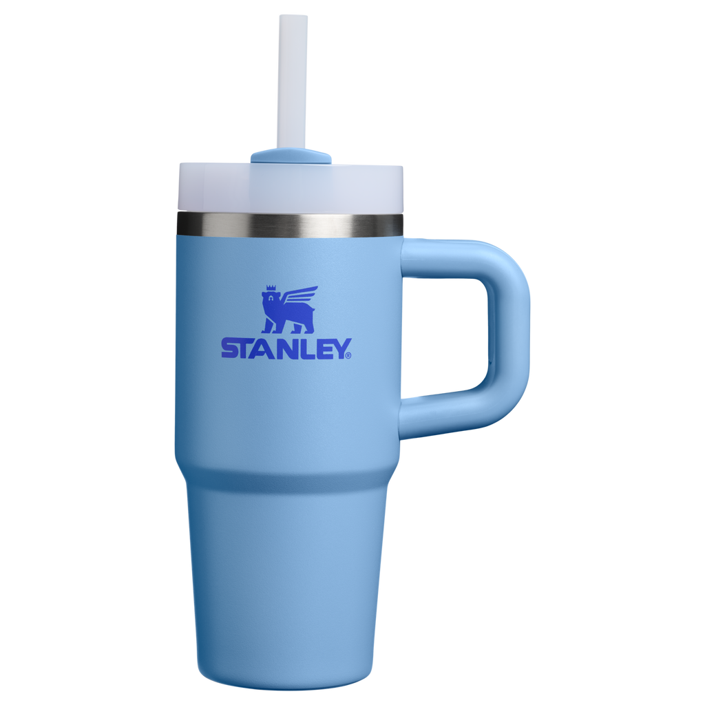 Insulated Travel The Quencher H2.O Flowstate Tumbler | Stanley Create D291F - Double-Wall Vacuum Insulated Travel Tumbler with Straw - Blue Sky