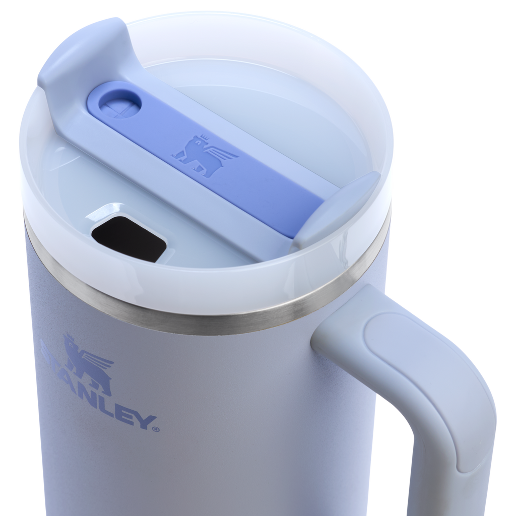 Large Capacity The Quencher H2.0 Flowstate Tumbler  | Stanley Create D332L - Double-Wall Vacuum Insulated Travel Tumbler with Straw Detail