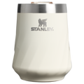 Premium Matte The Textured Reserve Wine Tumbler D141Z - Reserve Collection Stainless Steel Whiskey Cup - Cream Gloss