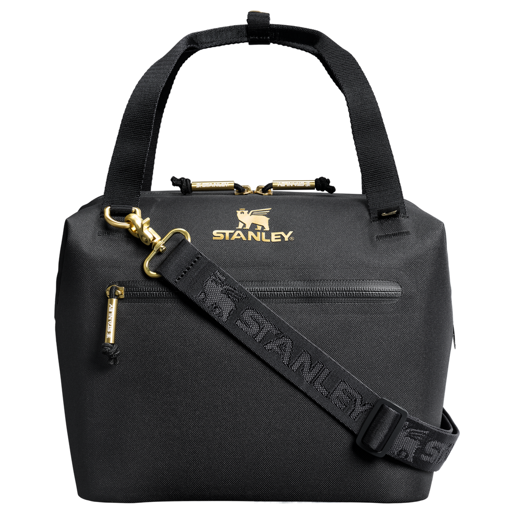 Heavy-Duty Tote The All Day Julienne Mini Cooler D052R - Leak-Proof Insulated Mini Cooler Bag for Lunch - Black Honey